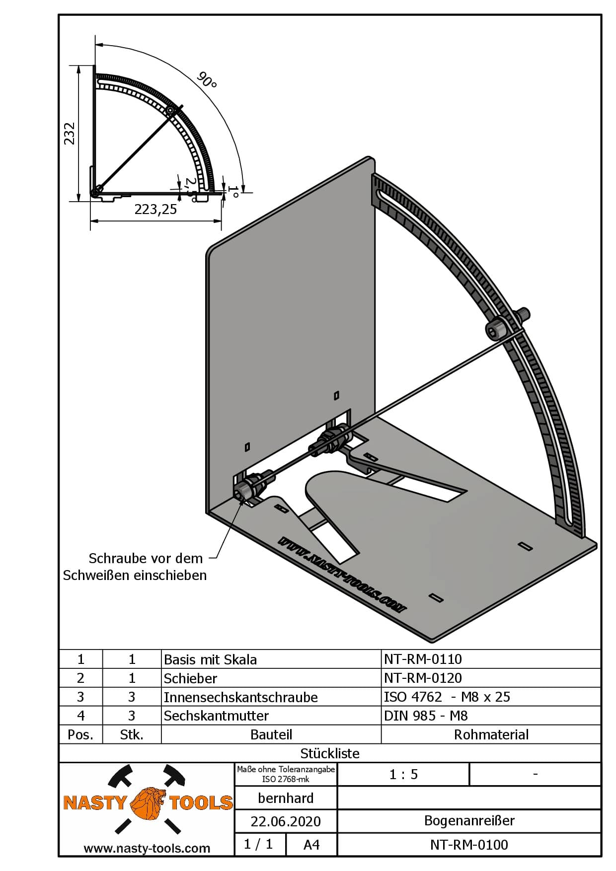 NT-RM-0100-Bogenanreisser-IDW NT-RM-0100-Bogenanreißer-IDW