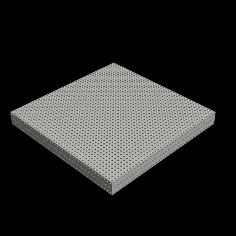 3D Schweißtischplatte D22 2000x2000x200 -  Lochraster 50x50