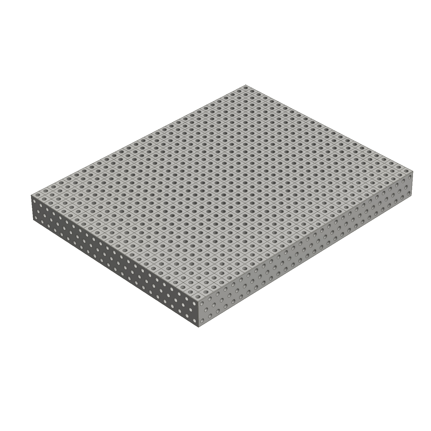 3D Schweisstischplatte D22 1200x1500x150 - Lochraster 50x50 3D Schweißtischplatte D22 1200x1500x150 - Lochraster 50x50