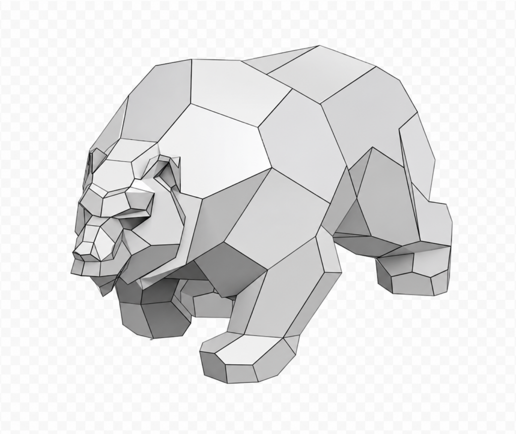 LowPoly Bär Schweißbausatz in Lebensgröße.png