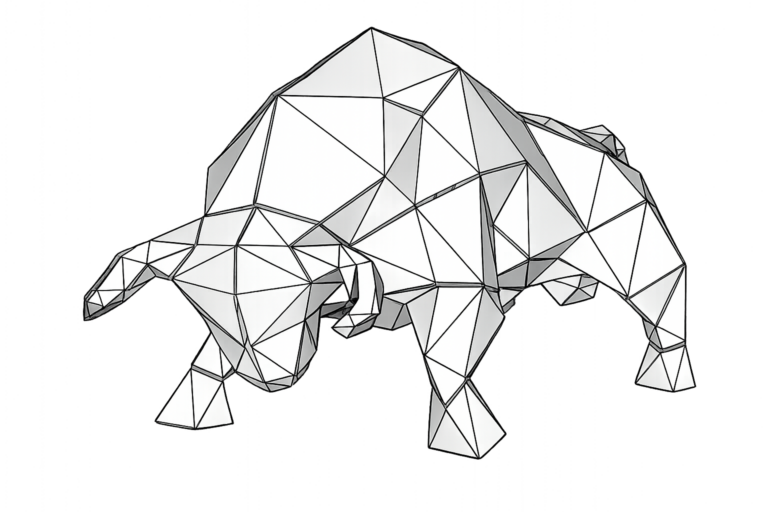 Low Poly Bulle aus Stahl.png