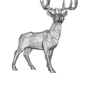 LowPoly Hirsch Schweißbausatz aus 2 mm Stahl.png