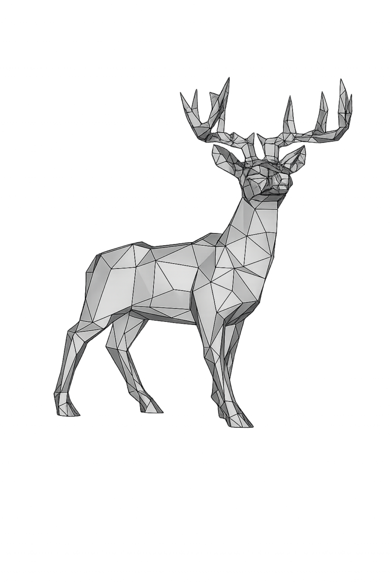 LowPoly Hirsch Schweißbausatz aus 2 mm Stahl.png