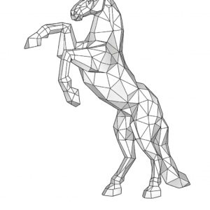 LowPoly Pferd Schweißbausatz aus 2 mm Stahl.png