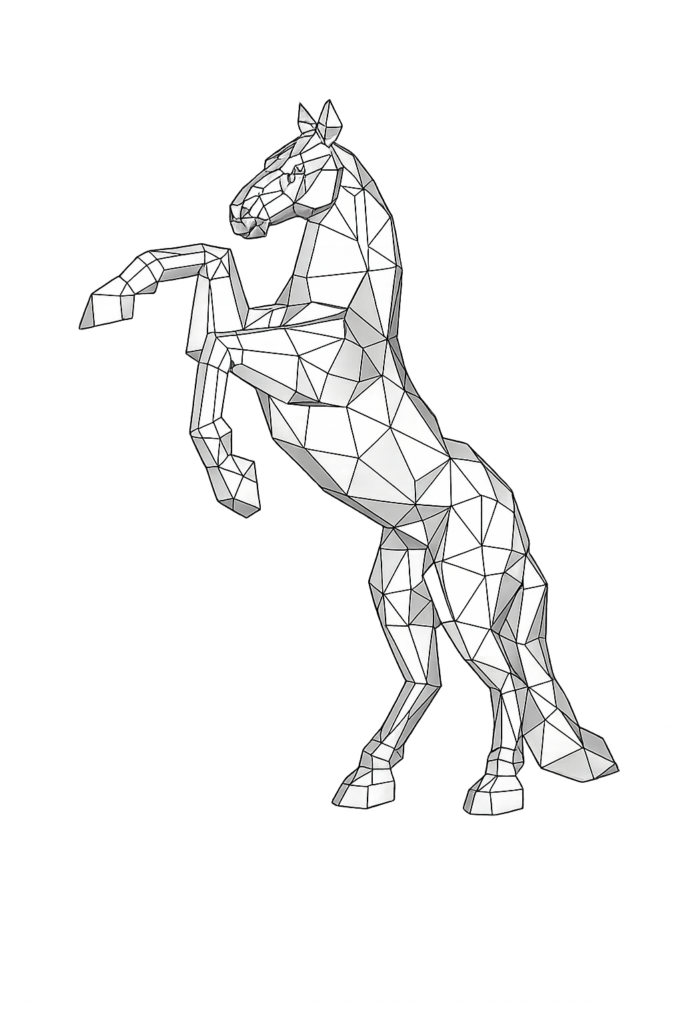 LowPoly Pferd Schweißbausatz aus 2 mm Stahl.png